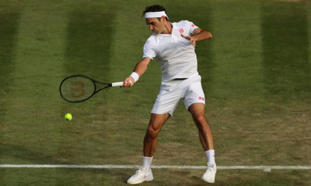 九游登录入口-费德勒三盘赢下“单反对决” 状态提升温网后续可期